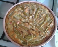 Tarte à la rhubarbe économique