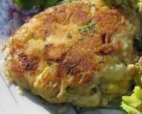 Galette de pommes de terre et cabillaud à la citronnelle