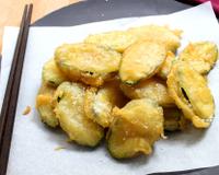 De délicieux beignets de courgettes à la japonaise...