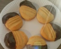 Sablés pattes de chat au chocolat
