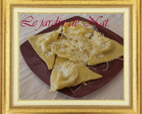Raviolis au roquefort rapides