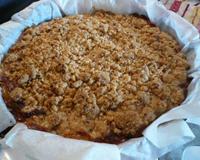L'originalité de ce crumble tient sans le choix du moule, un moule à charlotte, qui lui permet de concentrer les saveurs et de rester moelleux.