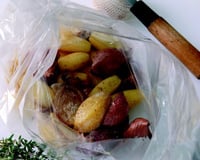 Papillotes de Princesse Amandine aux échalotes