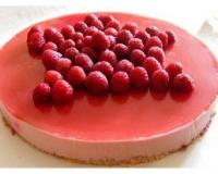 Bavarois à la framboise