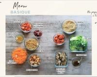 Batch Cooking : menu d'automne avec la liste des courses et la marche à suivre