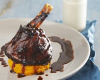 Souris d'agneau caramélisées au miel