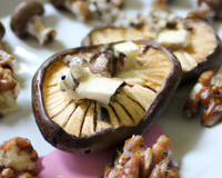 Cèpes farcis noix et papillon