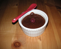 Mousse au chocolat noir économique