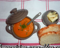 Velouté de potimarron et carottes