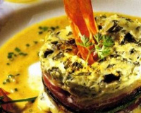 Bayaldi de légumes séchés à la Fourme d'Ambert