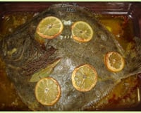 Turbot au four aux herbes aromatiques