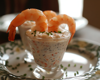 Verrines fraîcheur crevettes