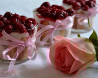 Charlotte au fromage blanc et aux fraises