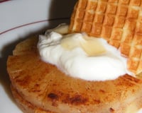 Ananas rôti à la vanille et au gingembre