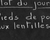 Un plat de terroir.