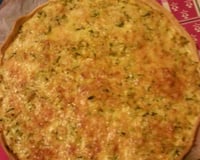Quiche aux courgettes, chèvre et tomates séchées