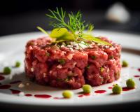 “De la bonne viande” : Cyril Lignac partage sa recette de tartare de boeuf aux légumes confits