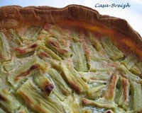 Ma tarte à la rhubarbe