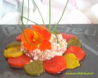 Une entrée très fraiche aux saveurs estivales.