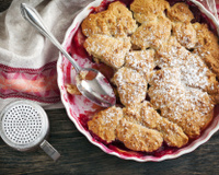 Cobbler aux prunes