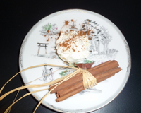 Glace à la cannelle et au sirop d'érable