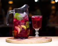 Sangria aux fruits rouges