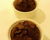 Fondant cœur chocolat