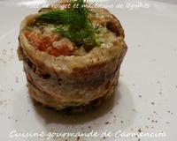 Rouget et macédoine de légumes