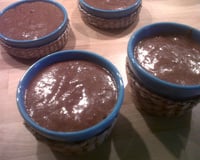 Mousse au chocolat noir sans sucre