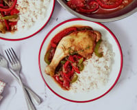 Poulet basquaise au Companion