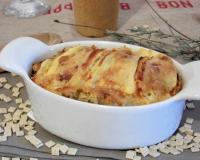 Croziflette au reblochon (tartiflette aux Crozets)