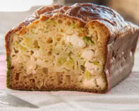 Cake au saumon et aux poireaux