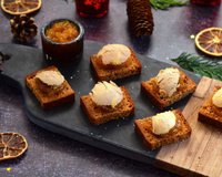 Toast de foie gras et chutney de mangue