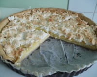 Tarte au citron et sa meringue légèrement craquante