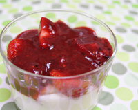 Dessert frais et léger aux parfums d'été