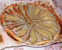 Tarte aux poires et roquefort