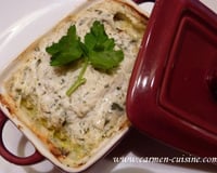 Cocottes de cabillaud au St Môret et petits légumes