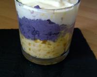 Une verrine savoureuse à servir en entrée chaude, qui allie magnifiquement saveur et couleur.