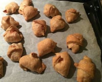 Croissants au saumon