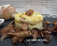 Chaud-froid de pommes de terre et foie gras mi-cuit