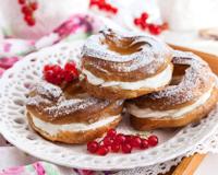Un délice en déssert, avec de la crème chantilly.