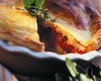 Tourte aux tomates cuites et boeuf haché