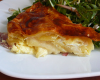 Tatin de pommes de terre au fromage de chèvre