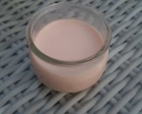 Panna cotta aux bonbons fraises