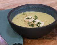 Crème de courgette froide au Reblochon AOP