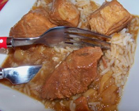 Sauté de porc à la bière et au pain d'épices