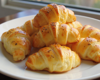Croissant au saumon et boursin ail et fine herbes
