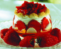 Dessert royal aux fraises