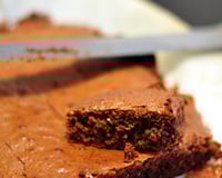 Le brownie simplissime de Trish..... Oui mais aux cacahuètes !