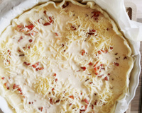 Quiche aux pommes de terre et au lard